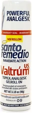 3 Roll-on Valtrum Santo Remedio Pain Relief Roll On, 3.18 Oz. exp 2027