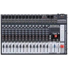 Berlingtone BR-166MX, Professional 16 - Channel Bluetooth Studio Audio Mixer