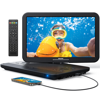 #ad 17.6quot; Portable DVD Player Blu Ray with 15.4quot; Large Screen 1920X1080 4000mAh MP4 $249.47