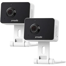 2 Pack Mini Pro 1080P Indoor Home Security Camera Wireless Baby Monitor Pet Cam 
