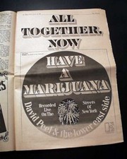 CREAM Rock Band Goodbye Tour Concert David Peel Have a Marijuana Album 1968 ADS
