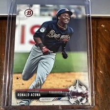 Ronald Acuna 2017 Bowman Draft Prospect Rookie #BD-39 Atlanta Braves NM-MT