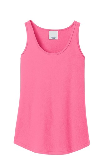 LADIES TANK TOP, LAYERABLE, SCOOP NECK, SIDE SEAMED, CURVED HEM, XS-4XL - Picture 10 of 13