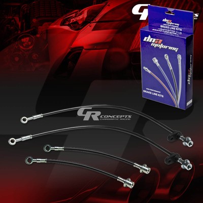 HI PERFORMANCE STAINLESS STEEL BRAID BRAKE LINE 00-06 CELICA GTS//05-10 tC BLUE