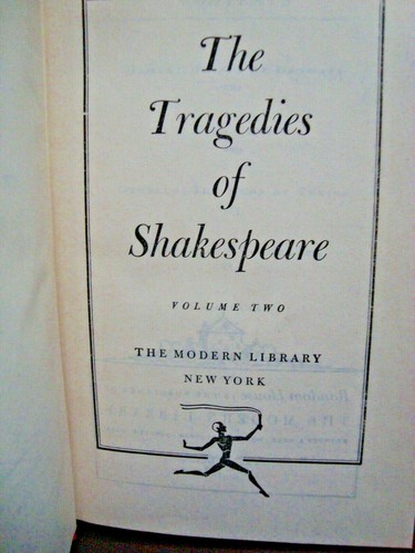 The Comedies and the Tragedies of Shakespeare Modern Library Book (Hardcover,VG+ - Picture 7 of 7