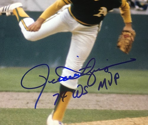 ROLLIE FINGERS SIGNED AUTO AUTOGRAPHED 11X14 PHOTO OAKLAND As RARE INSCRIPTIONS - Picture 2 of 3