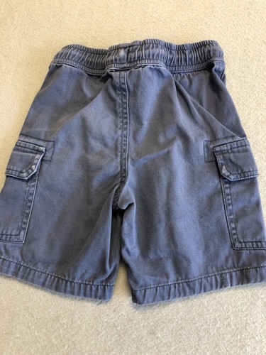 Nautica Cargo Shorts Kids Boy's Youth Size Medium (5) Navy Blue Elastic Waist - Picture 4 of 5