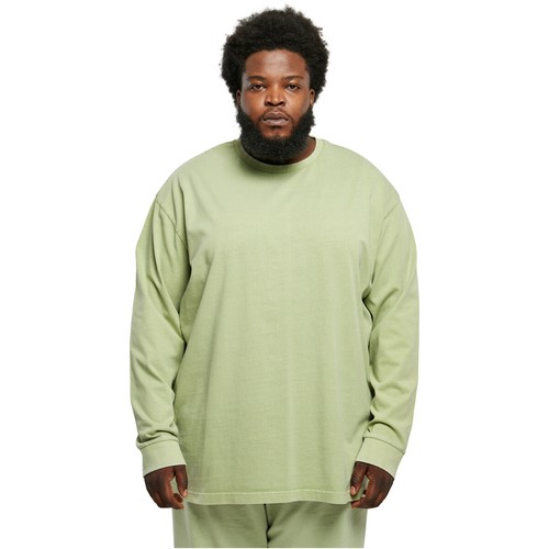 Urban Classics Heavy Boxy Acid Wash Longsleeve Shirt Pullover Sweater Waschung - Picture 25 of 40
