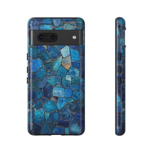 Blue Tortoise Glass Mosaic - Phone Cover Case for iPhone, Galaxy, Pixel - 第 158/281 張圖片
