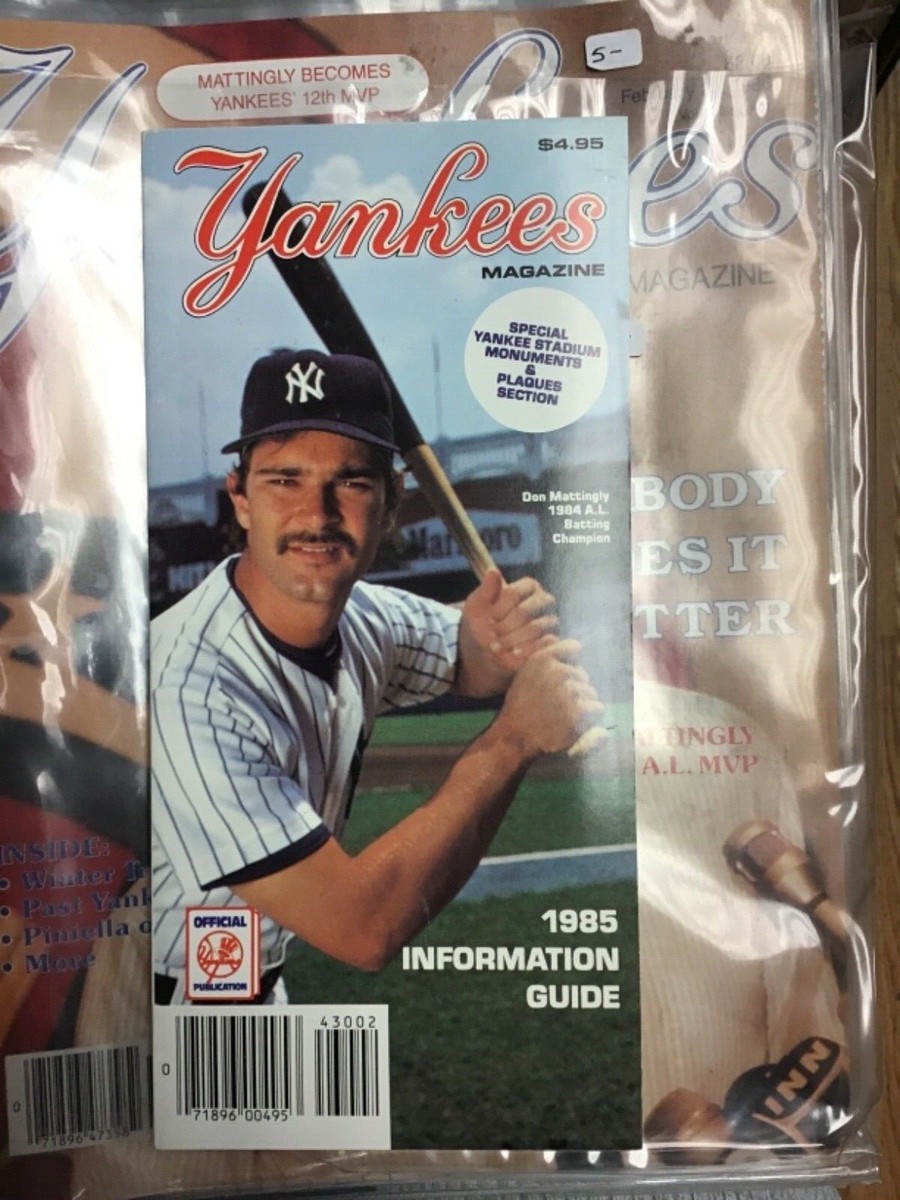 1985 New York Yankees Information Guide | eBay