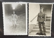 WW2 WWII Original German Military wartime Photo Soldier W EK2  Black Wound Lot