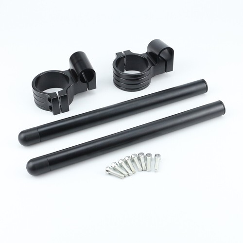37MM Motorcycle High Lift Clip Ons On Handlebar For Suzuki GS500 All Year HBB - Picture 4 of 5