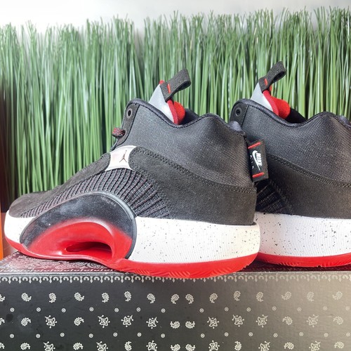 Nike Air Jordan 35 Bred Black Red Mens Basketball Shoes CQ4227-030 Size 13 - Picture 6 of 10