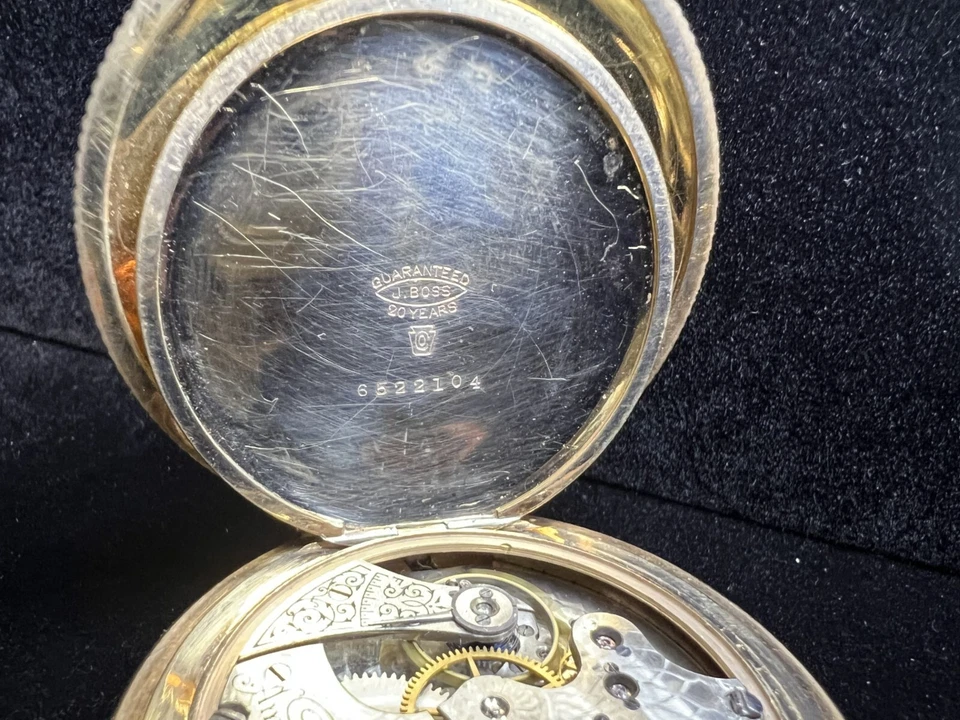 125 YEAR OLD WALTHAM "SEASIDE" 10k GOLD FILLED HUNTER CASE GREAT POCKET WATCH - Image 4 of 4