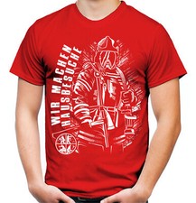 Wir machen Hausbesuche T-Shirt | FFW Feuerwehr Rettung Helden Freiwillige 
