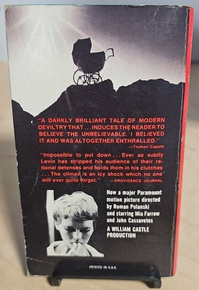 Rosemary's Baby by Ira Levin- Paperback- 1968