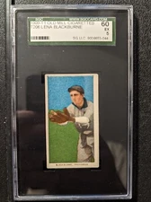 T206 Lena Blackburne Old Mill Back SGC 5 POP 3 ONE Higher 1909-11