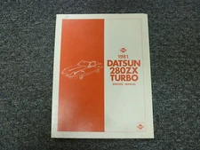 1981 Datsun 280ZX Turbo Fastback Shop Service Repair Manual Book 2.0L 2.8L