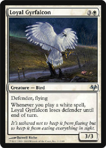 Loyal Gyrfalcon X4 Eventide MTG Magic the Gathering Card DJMagic  