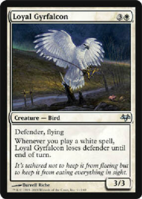 LOYAL GYRFALCON X4 4 4X Eventide MTG Magic the Gathering Cards DJMagic
