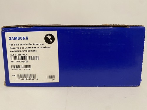 Genuino SAMSUNG CLT-K406S Cartucho de Tóner Negro Original Sellado Caja al por menor - NUEVO - Imagen 2 de 4