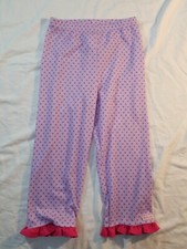 American Girl Polka Dot PJs Pajamas for Girls Size L 6/6x Bitty Baby
