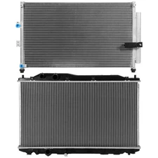 Radiator & Condenser Cooling Kit For 2011 Honda Civic 2.0L 2006-2011 Civic 1.8L