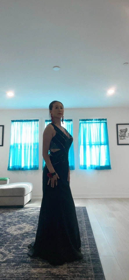 vestido de noche largo talla 2 Foto 2 de 4