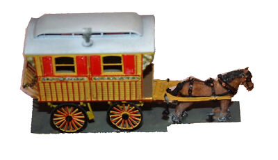 Burton Horse draw Living Van Q41 UNPAINTED OO Scale Langley Models Kit 1/76