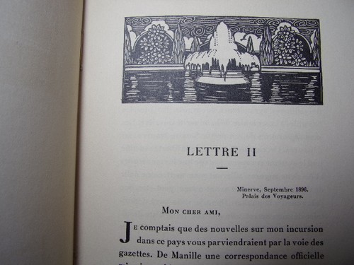 VOYAGE/ LETTRES DE MALAISIE Paul Adam Ex. numéroté sur Rives - Picture 6 of 6