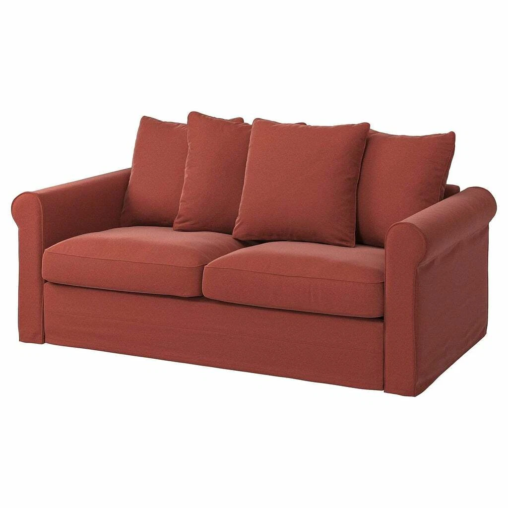 Ikea GRONLID 2 seat Sofa bed Covers Set Ljungen Red See shipping details