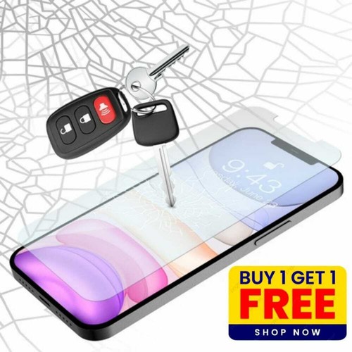 Ochraniacz ekranu do iPhone XR,XS,11 12 13 14 15 16 MINI PRO MAX Szkło hartowane - Zdjęcie 2 z 3