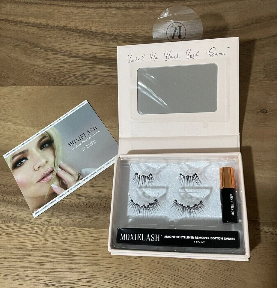 MOXIELASH Essentials Kit Vol 1 - Magnetic Eyelashes & Eyeliner New in Box - Image 2 of 4