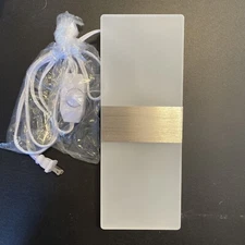 Komint Plug In Dimmable Warm White Wall Sconce, 15w 300k 6ft Cord