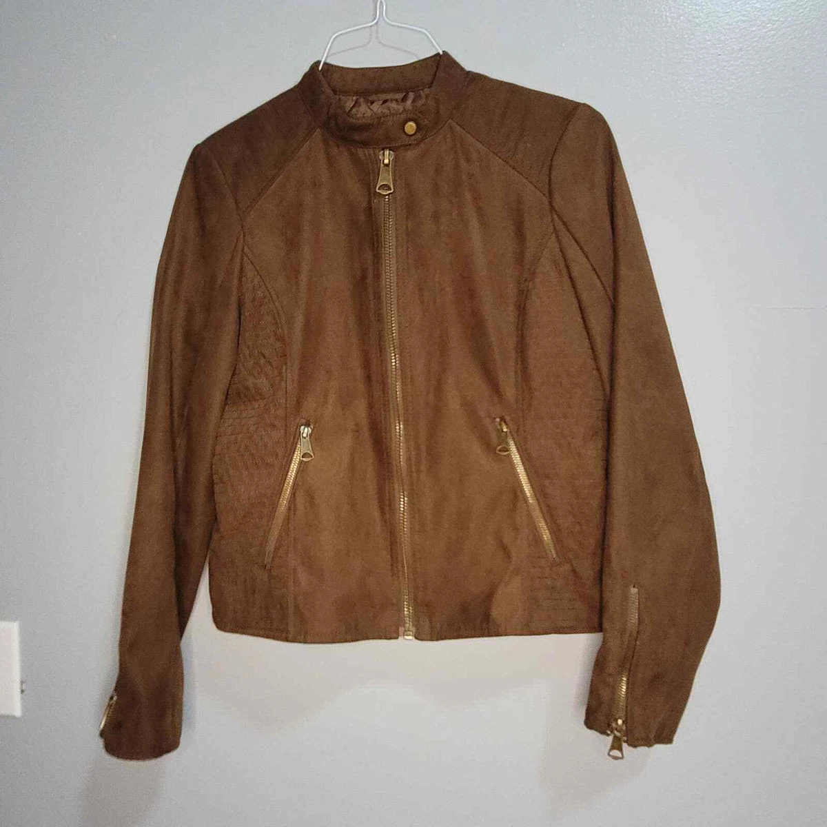 Marc New York Faux Suede Jacket Size Medium EUC | eBay