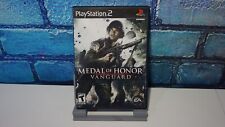 Medal of Honor: Vanguard (Sony PlayStation 2 PS2, 2007) Game, Case, & Manual