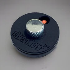 The Revolver ™ v3 Discreet Preportioned Powdered Snuff Dispenser Bumper Box SILV