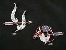 Arrow,Feather Embroidery Iron On Applique Patch