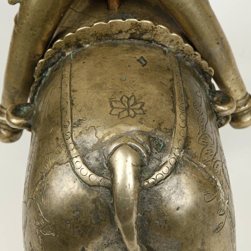 ANTIQUE BRASS PILGRIMAGE SHIVA ELEPHANT INDIA HINDUISM BUDDHISM 17TH CENTURY - Picture 9 of 9