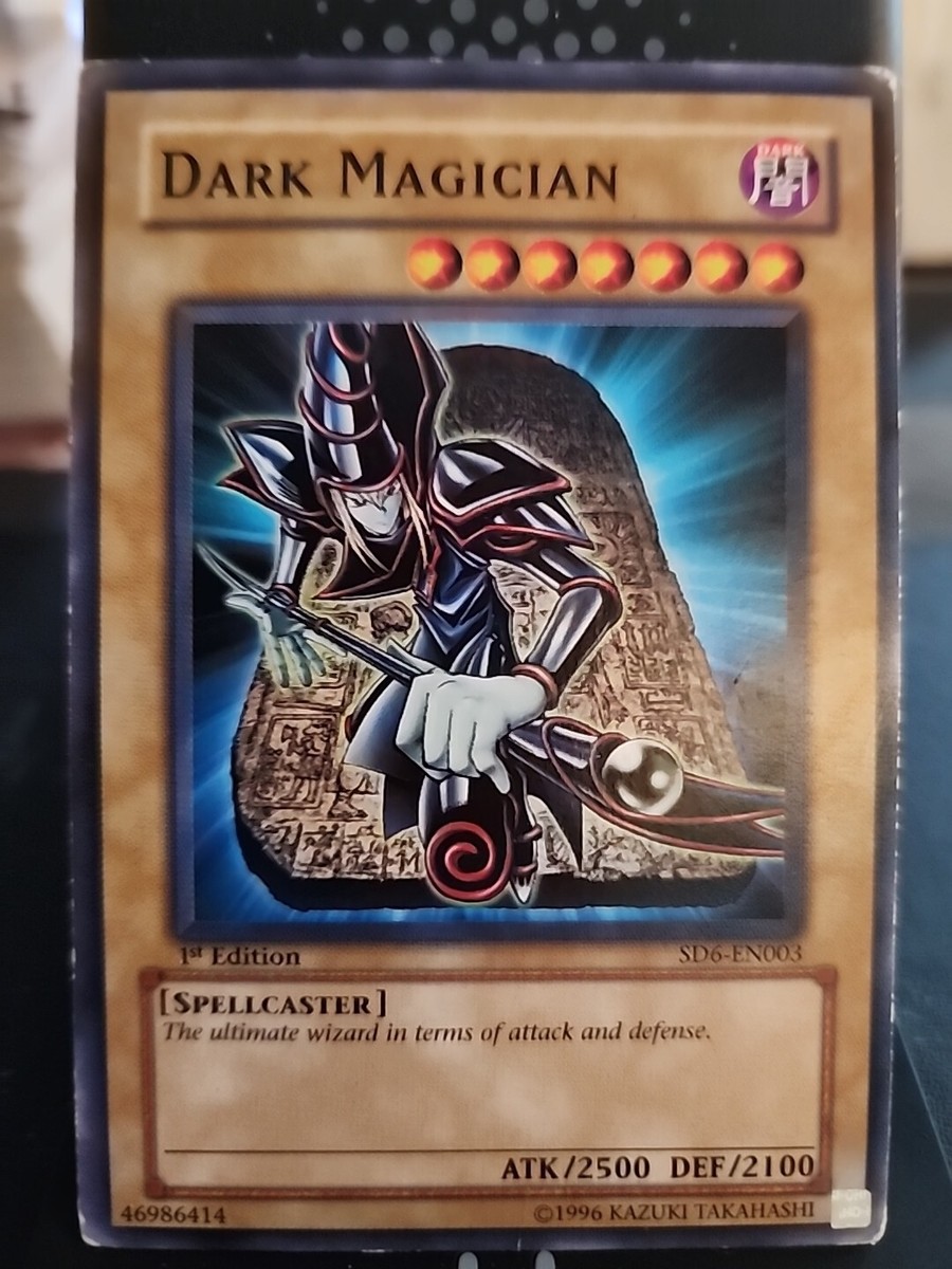 Dark Magician - 1st Edition - Yugioh Dark Monster - Vintage | eBay