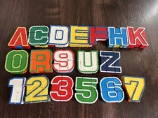 Vintage Alpha-Bots Transforming Letters Numbers Alphabet Mixed Lot Of 18