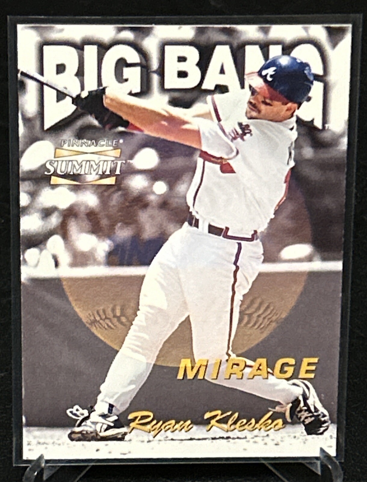 1996 Pinnacle Summit Big Bang Mirage 567/600 Ryan Klesko #9 Atlanta Braves 