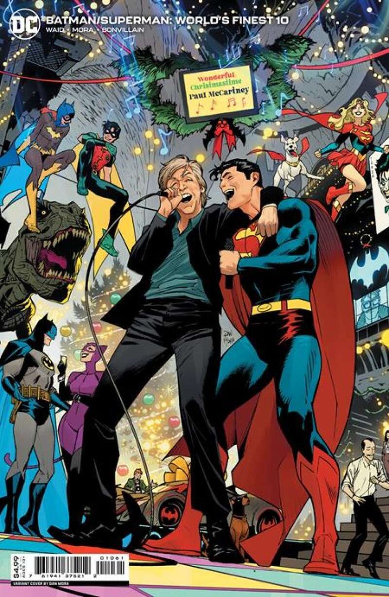 Batman Superman World's Finest #10 Paul McCartney Holiday