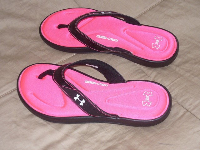 under armour foam flip flops