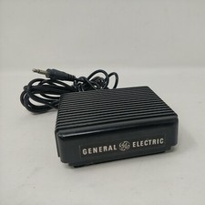 Vintage Ge General Electric Dictaphone Foot Pedal Switch Tape Recorder - Japan