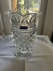 VINTAGE WATERFORD MARQUIS WELCOME LEAD CRYSTAL TAPER CHOLDER VASE!