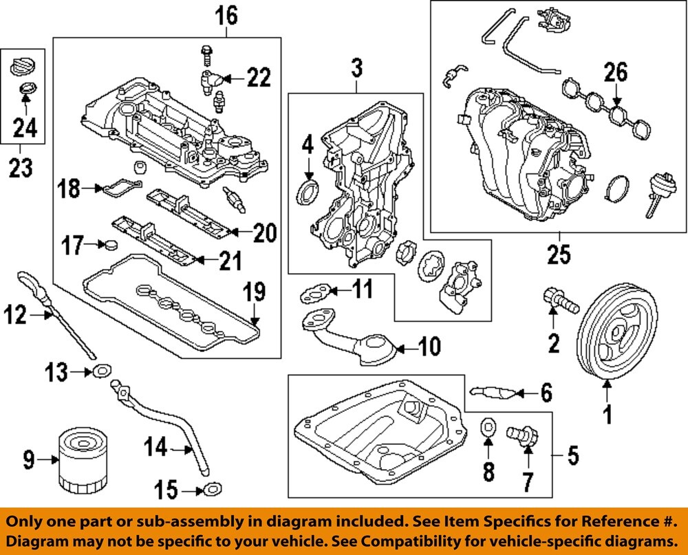 HYUNDAI OEM 12-17 Accent EngineTransaxle Engine Parts-Intake Manifold ...