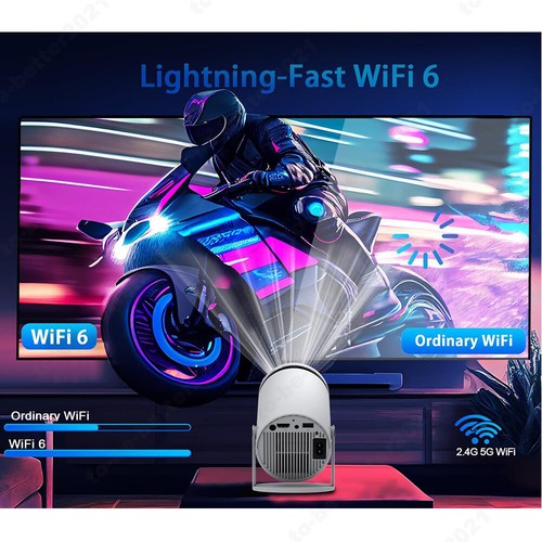 Android 11 Projektor mit WiFi 6 und Bluetooth Smart Mini tragbaren Projektor 4K - Bild 7 von 15