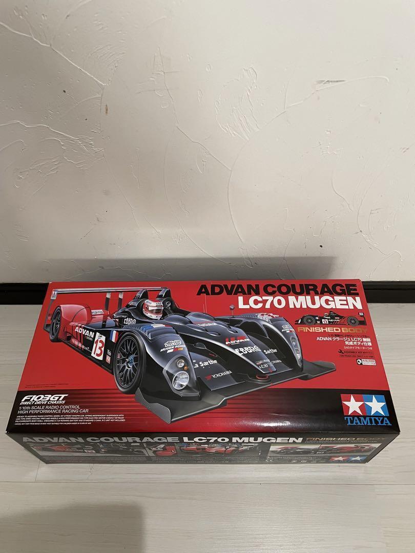 Rare Tamiya Advan Courage Lc70 Mugen Completed Body F103Gt Rare Tamiya Advan Courage Lc70 Mugen Completed Body F103Gt