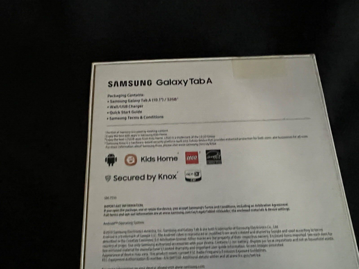 Samsung Galaxy Tab A SM-T510 32 GB, Wi-Fi, 10.1 in - Black for